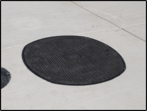 MwayPro Watertight Manhole Cover- in place