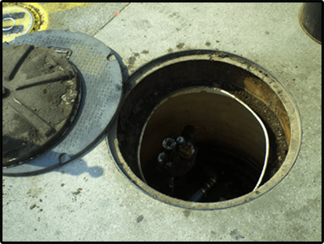 Open Sump - lid taken off