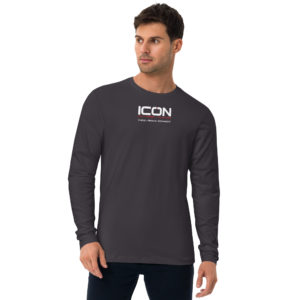 ICON Long Sleeve Fitted Crew - Image 2