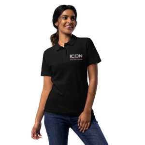 ICON Women’s Pique Polo Shirt - Image 3